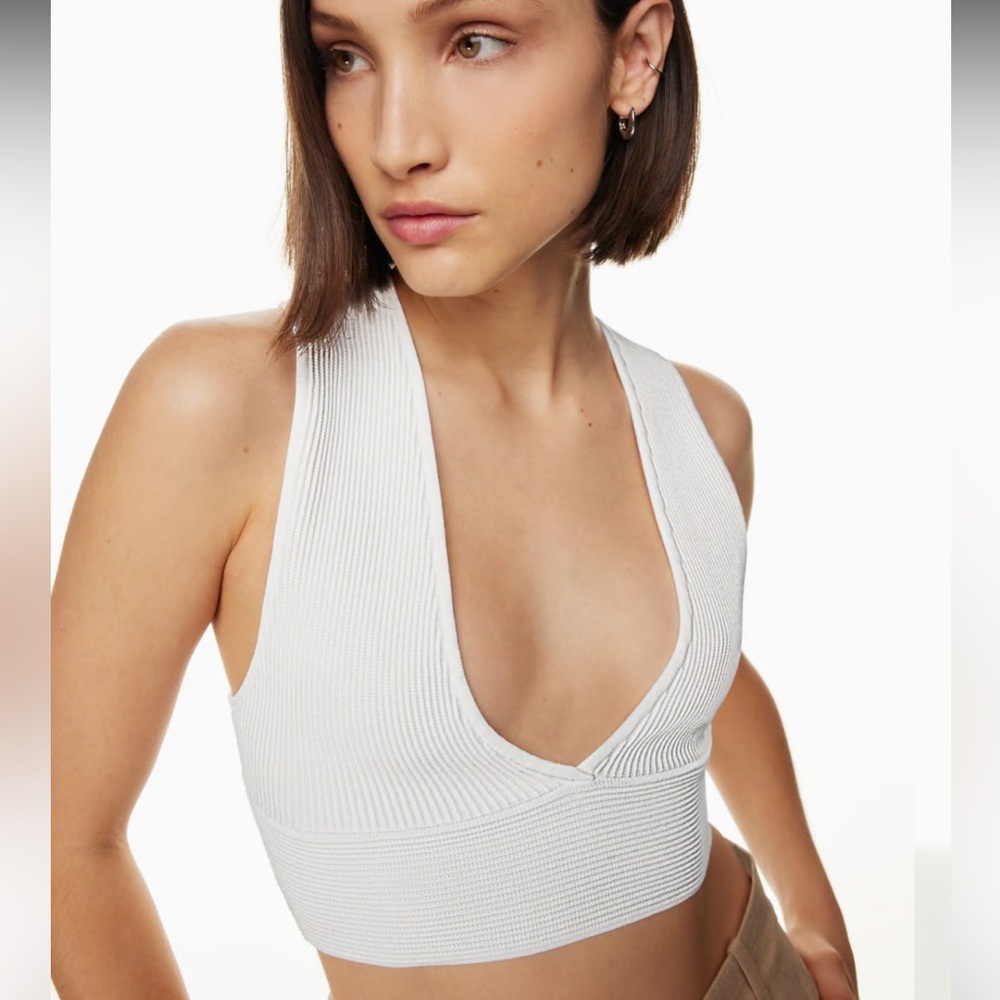 Babaton Sculpt Knit Deep V Tank
